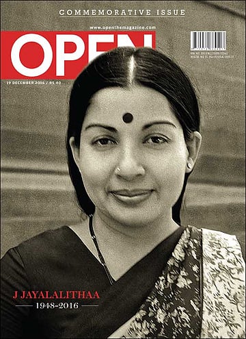 open magazine cover