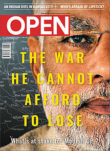 open magazine cover