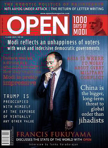 open magazine cover