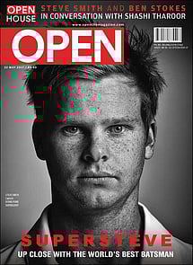 open magazine cover