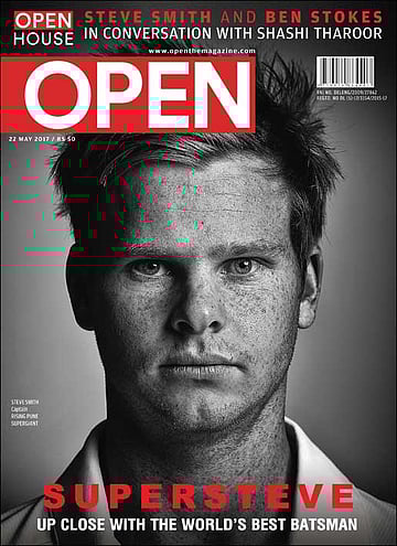 open magazine cover
