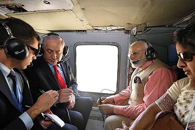 Modi Embraces History in Israel