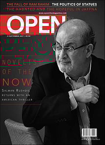 open magazine cover