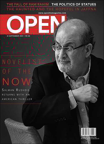 open magazine cover