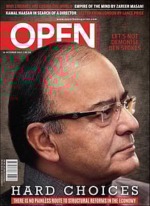 open magazine cover