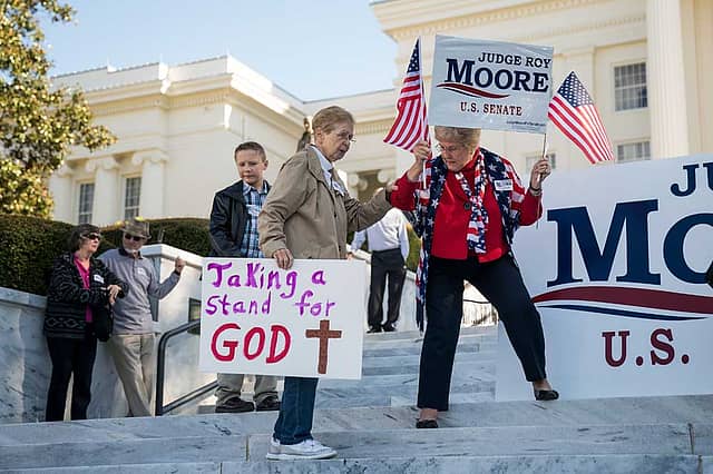 Why Roy Moore and the California textbook battle highlight democracy’s demons