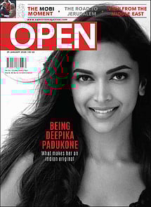 open magazine cover
