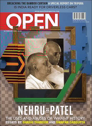 open magazine cover