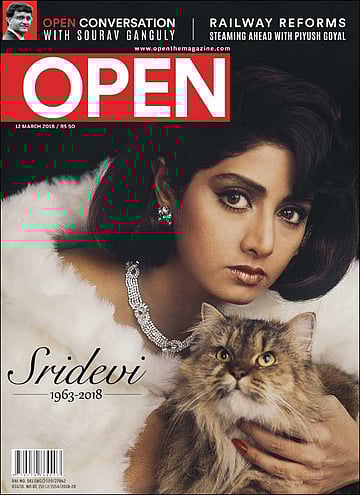 open magazine cover