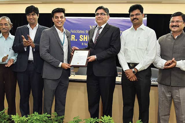 VIT Student Honoured