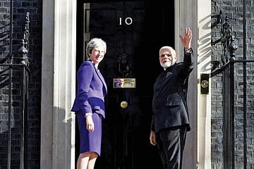 Narendra Modi at Westminster