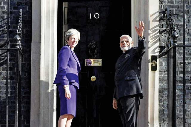 Narendra Modi at Westminster