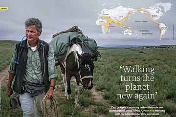 Paul Salopek: ‘Walking turns the planet new again’