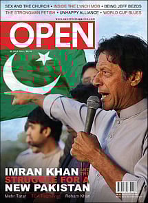 open magazine cover