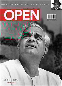 open magazine cover