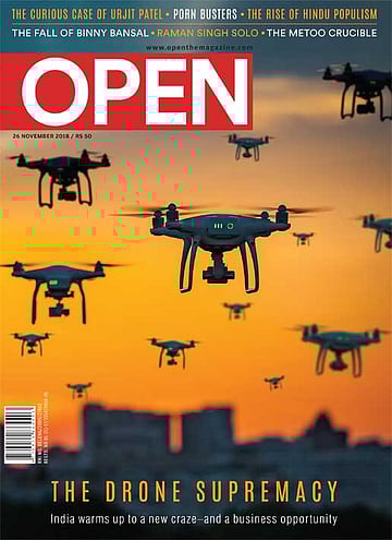 open magazine cover