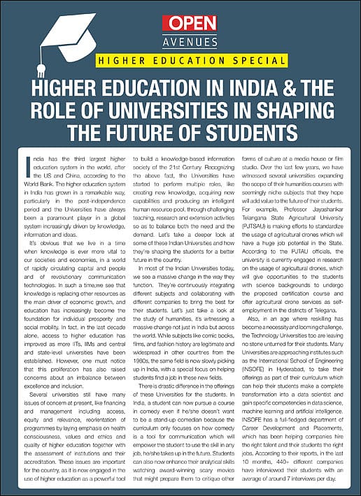 Higher Education Special