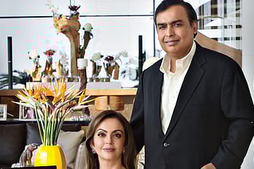 Mukesh Ambani, 62, Industrialist and Nita Ambani, 55, Entrepreneur