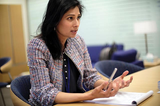Gita Gopinath, 47, Economist