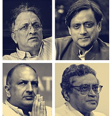 Public Intellectuals: Pratap Bhanu Mehta, 52, Shashi Tharoor, 63, Swapan Dasgupta, 63, Ramachandra Guha, 61