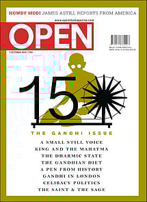 open magazine cover