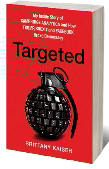 Cover of Targeted: My Inside Story of Cambridge Analytica and How Trump and Facebook Broke Democracy