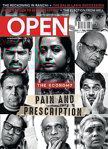 open magazine cover