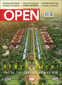 open magazine cover