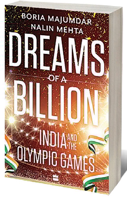 Cover of Dreams of a Billion: India and the Olympic Games