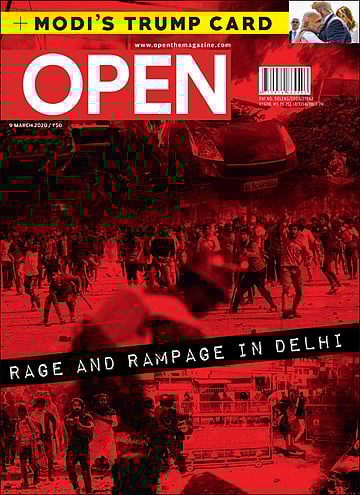open magazine cover