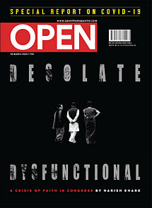 open magazine cover