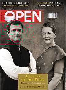 open magazine cover
