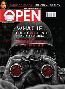 open magazine cover