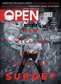 open magazine cover