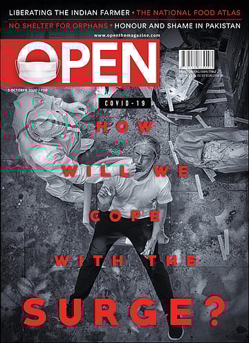 open magazine cover