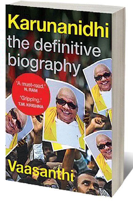 Cover of Karunanidhi: The Definitive Biography