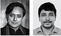 Shashi Tharoor and John Koshy Shashi Tharoor and John Koshy