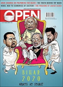 open magazine cover