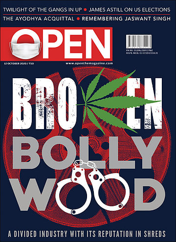 open magazine cover