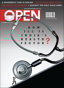 open magazine cover