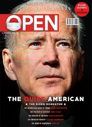 open magazine cover