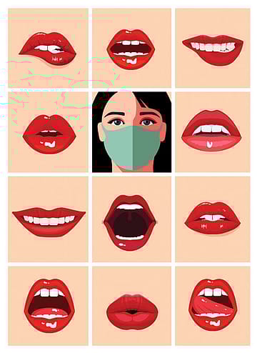 Lipstick on Your Mask