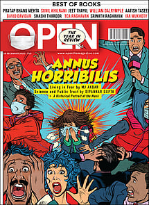 open magazine cover