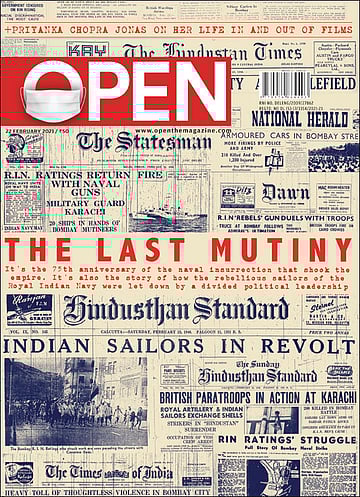 open magazine cover
