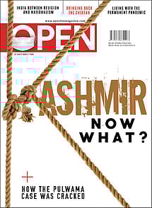 open magazine cover