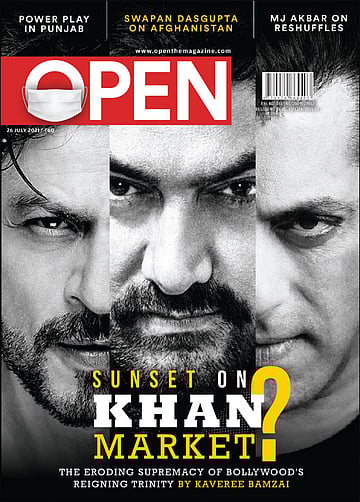 open magazine cover