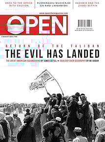 open magazine cover