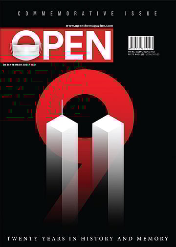 open magazine cover