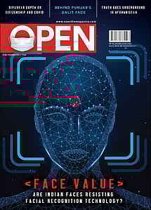 open magazine cover
