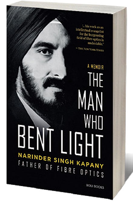 Cover of The Man Who Bent Light: Father of Fibre Optics - A Memoir